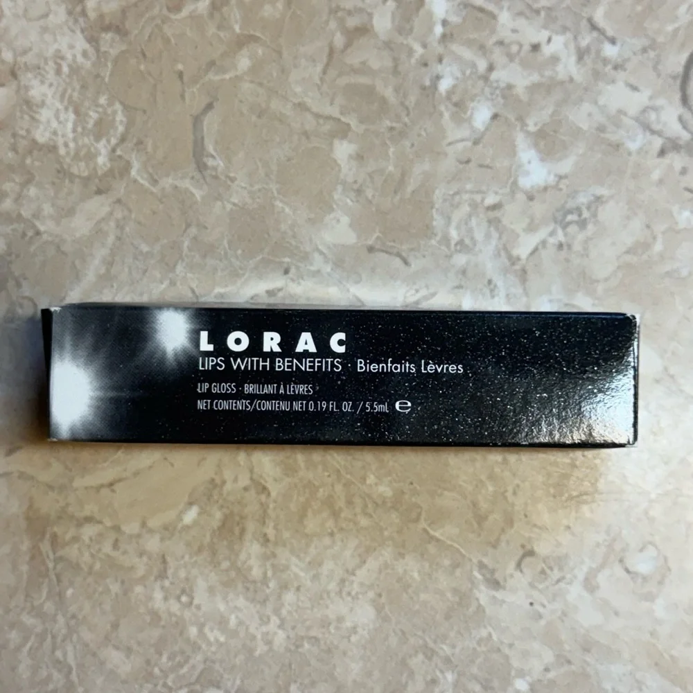 Lorac Lips with Benefits Lip Gloss Nick New in Box
